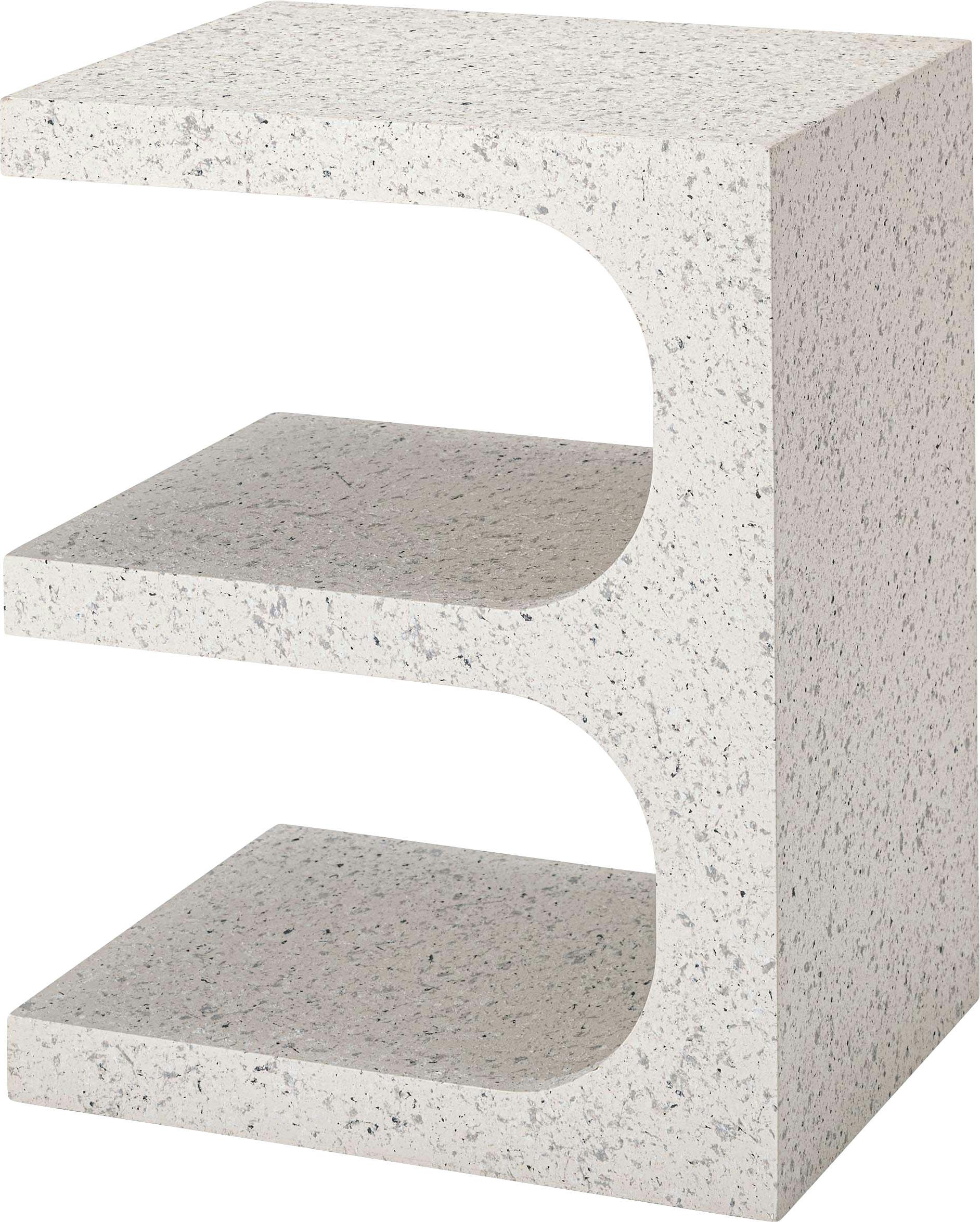 Room Essence サイドテーブル W40×D32×H50 ホワイト 完成品 テーブル 机 ナイトテーブル ベッドサイド 花台 テラゾー柄 マーブル 石柄 ローテーブル・センターテーブル Room Essence サイドテーブル W40×D32×H50 ホワイト 完成品 テーブル 机 ナイトテーブル ベッドサイド 花台 テラゾー柄 マーブル 石柄 ローテーブル・センターテーブル