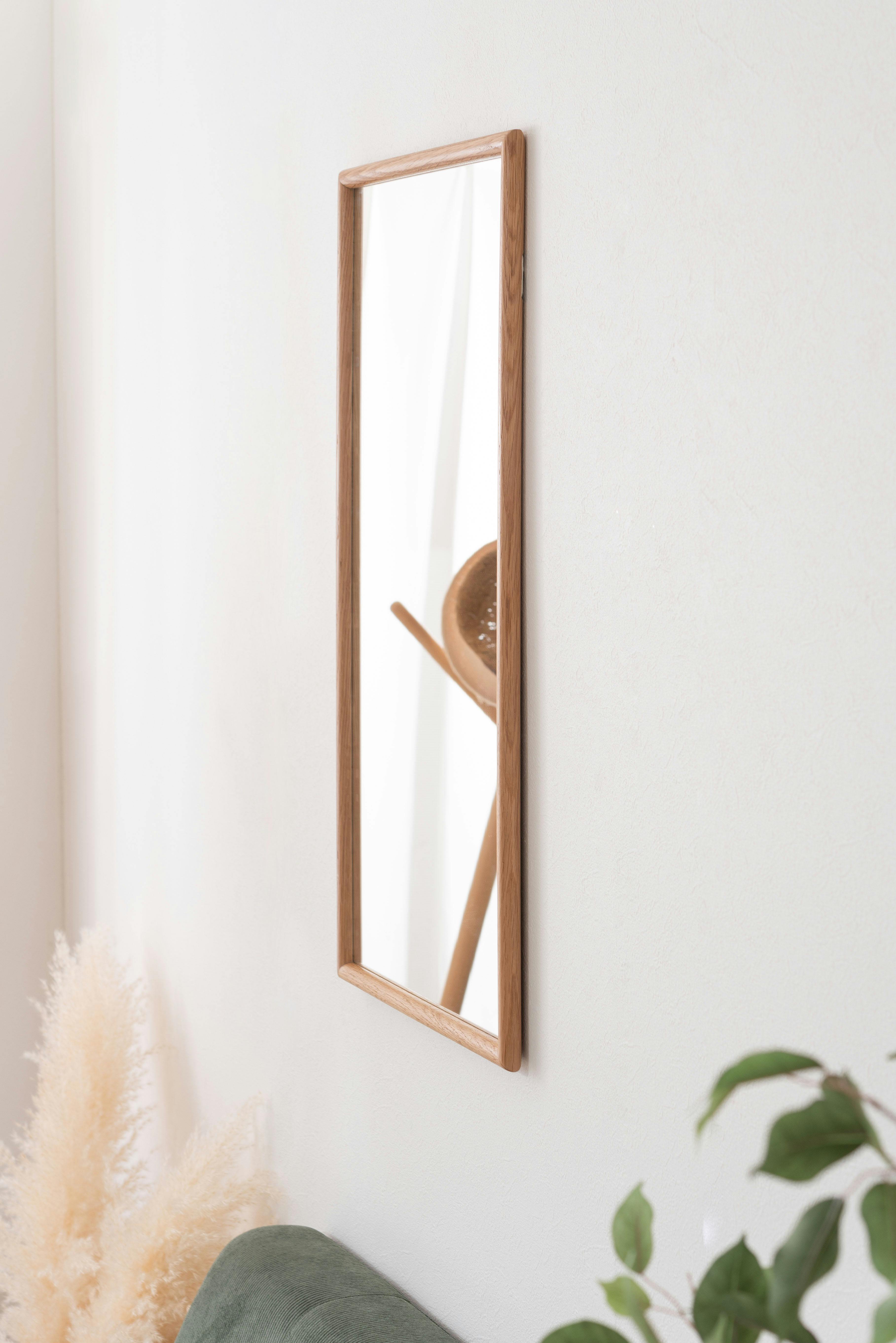 鏡　壁掛け　ミラー　チーク　インポート Q1173TR サーフボードミラー チーク 170×53cm | 【SR-net】Sunflower