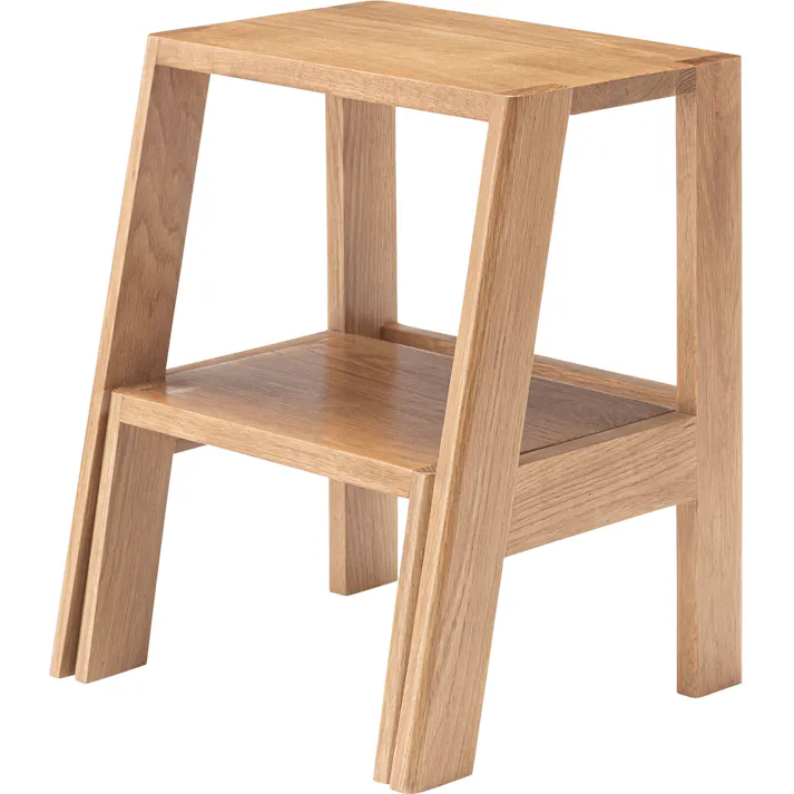 Room Essence ステップ台 W37×D35~51×H45.5 ナチュラル 完成品 踏み台 ディスプレイ ナチュラル シンプル 木製 天然木 おしゃれ スツール サイドテーブル 収納 玄関 リビング ダイニング コンパクト 小さい MTK-350NA【別送品】