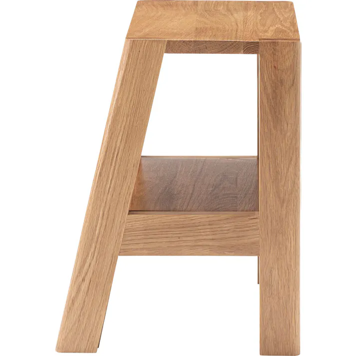 Room Essence ステップ台 W37×D35~51×H45.5 ナチュラル 完成品 踏み台 ディスプレイ ナチュラル シンプル 木製 天然木 おしゃれ スツール サイドテーブル 収納 玄関 リビング ダイニング コンパクト 小さい MTK-350NA【別送品】