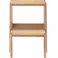 Room Essence ステップ台 W37×D35~51×H45.5 ナチュラル 完成品 踏み台 ディスプレイ ナチュラル シンプル 木製 天然木 おしゃれ スツール サイドテーブル 収納 玄関 リビング ダイニング コンパクト 小さい MTK-350NA【別送品】