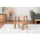 Room Essence ステップ台 W37×D35~51×H45.5 ナチュラル 完成品 踏み台 ディスプレイ ナチュラル シンプル 木製 天然木 おしゃれ スツール サイドテーブル 収納 玄関 リビング ダイニング コンパクト 小さい MTK-350NA【別送品】