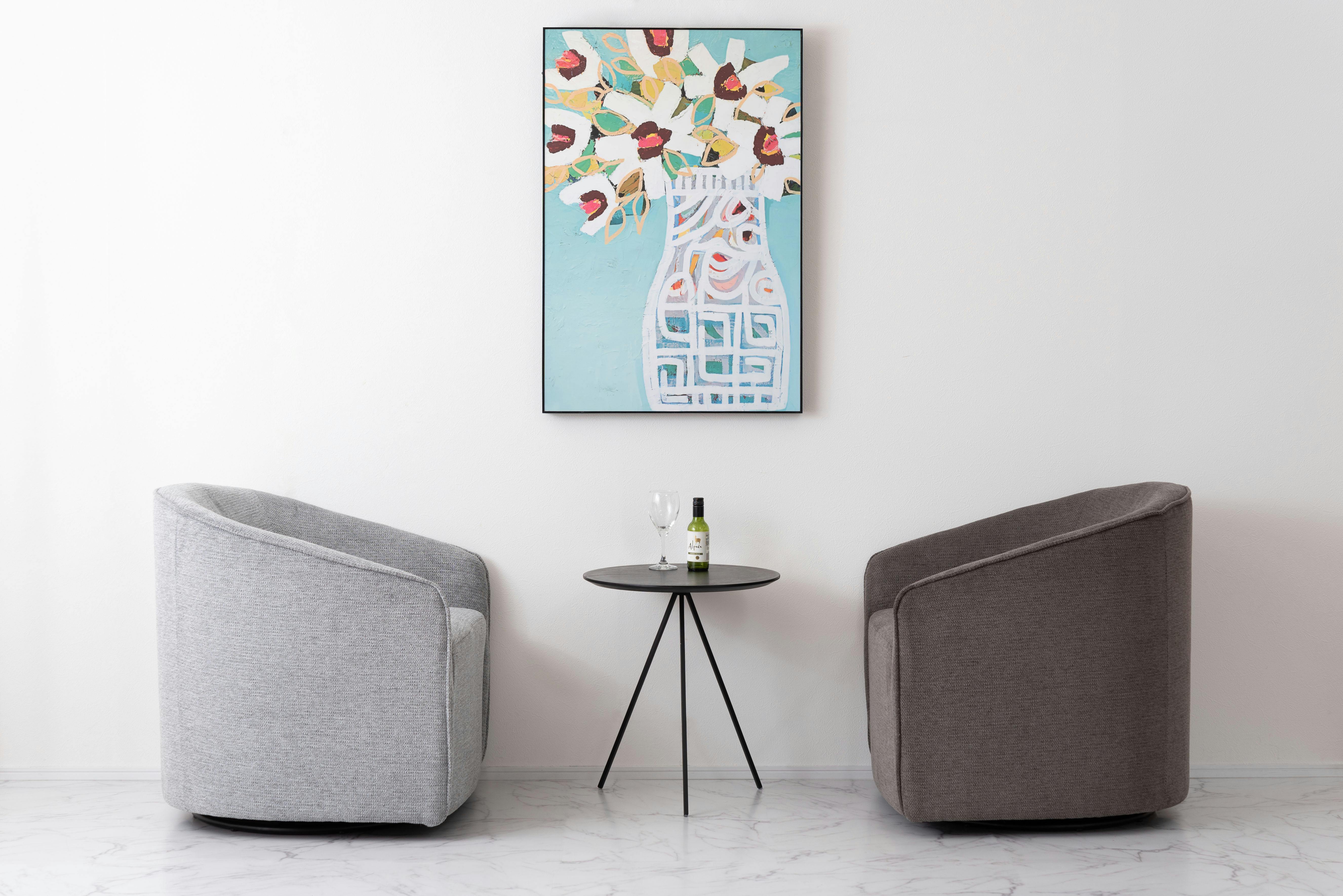 Room Essence ラウンジソファ W74×D72×H73×SH43 ライトグレー 完成品