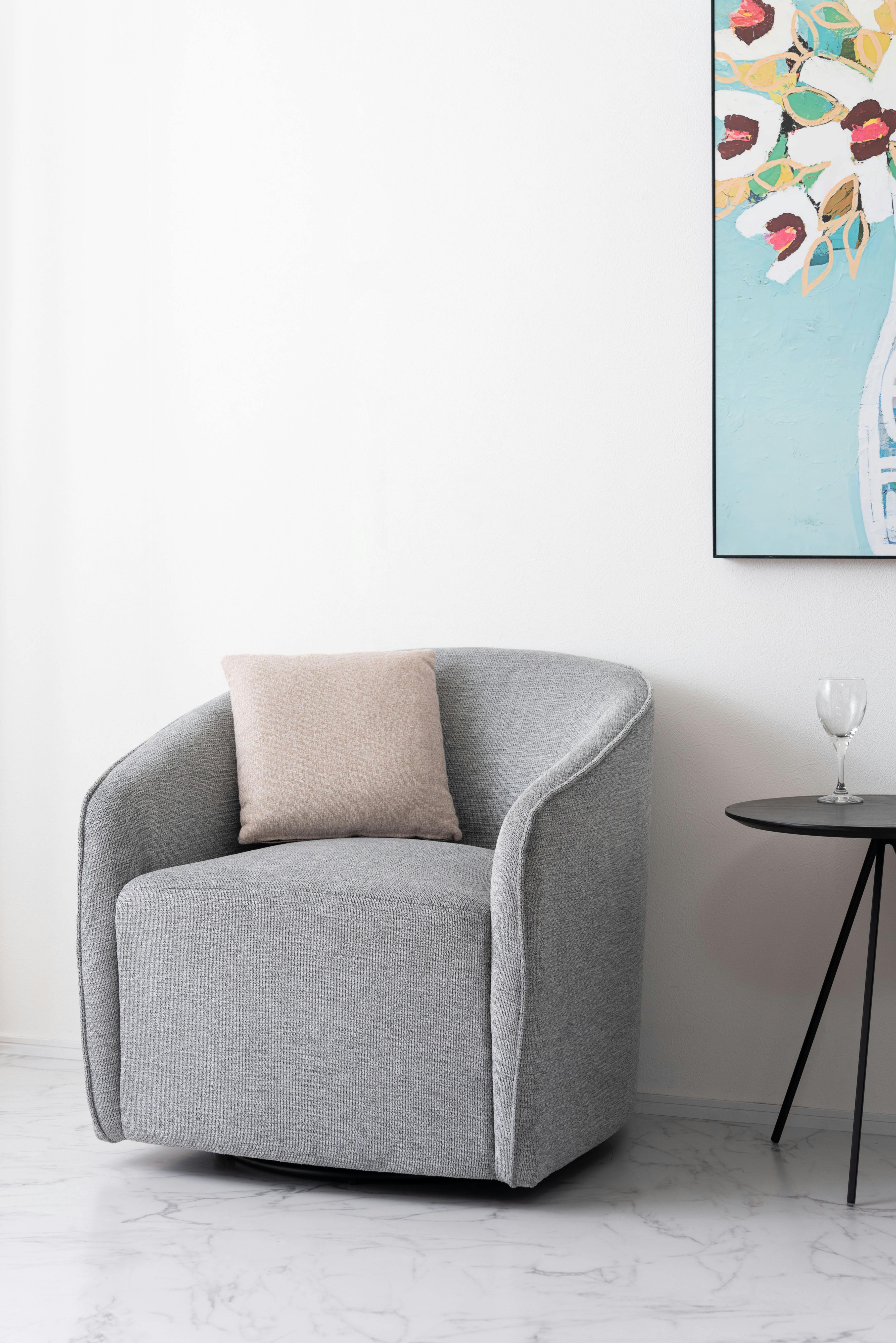 Room Essence ラウンジソファ W74×D72×H73×SH43 ライトグレー 完成品