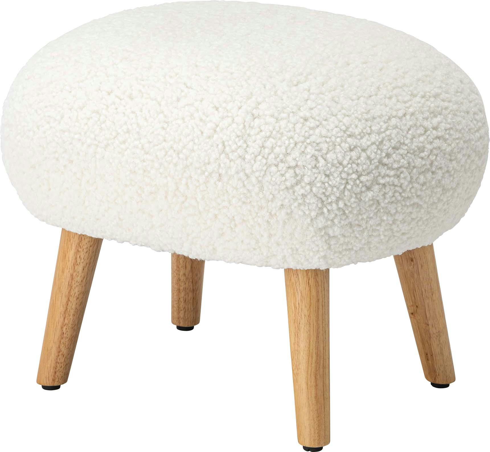 Room Essence スツール W50×D41×H38 ホワイト 組立式 丸椅子 ラウンド チェア イス 腰掛 円形 ブークレ生地 背もたれなし アームレス パイプ椅子 Room Essence スツール W50×D41×H38 ホワイト 組立式 丸椅子 ラウンド チェア イス 腰掛 円形 ブークレ生地 背もたれなし アームレス パイプ椅子