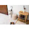 Room Essence ラウンド収納スツール W30×D30×H32 ベージュ 完成品 収納 椅子 ドレッサー 収納スツールボックス 収納スツールオットマン 座れる 収納椅子 低い椅子 おしゃれ モダン ロースツール 低い 丸い 丸 MYS-604BE【別送品】