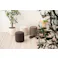 Room Essence ラウンド収納スツール W30×D30×H32 ベージュ 完成品 収納 椅子 ドレッサー 収納スツールボックス 収納スツールオットマン 座れる 収納椅子 低い椅子 おしゃれ モダン ロースツール 低い 丸い 丸 MYS-604BE【別送品】
