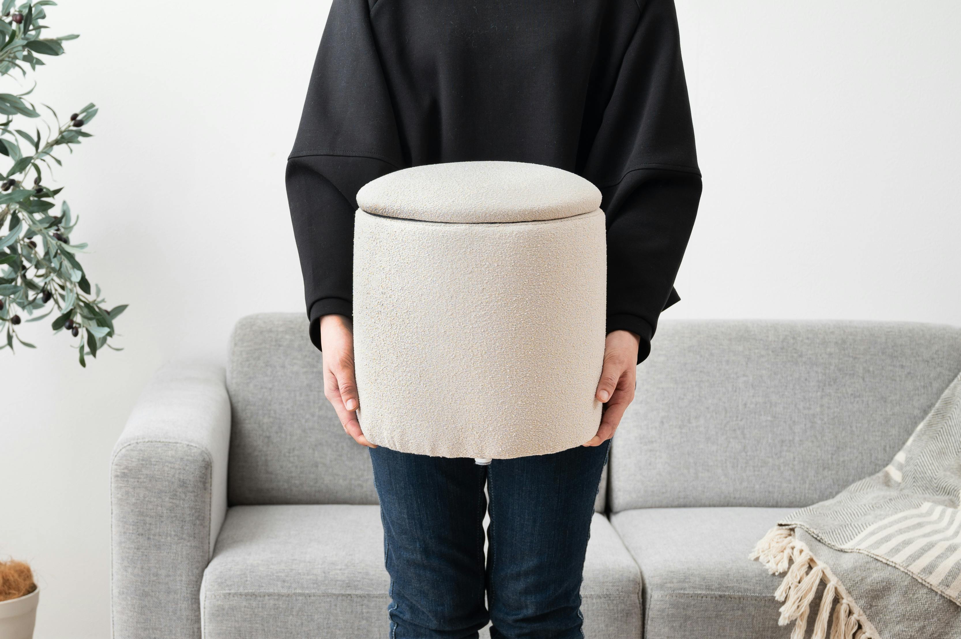 最終値下！ブラウン　スツール 約67cm×69㎝　美品です！ アンティーク スツール Craftsman (引出し付き) ダークブラウンの通販