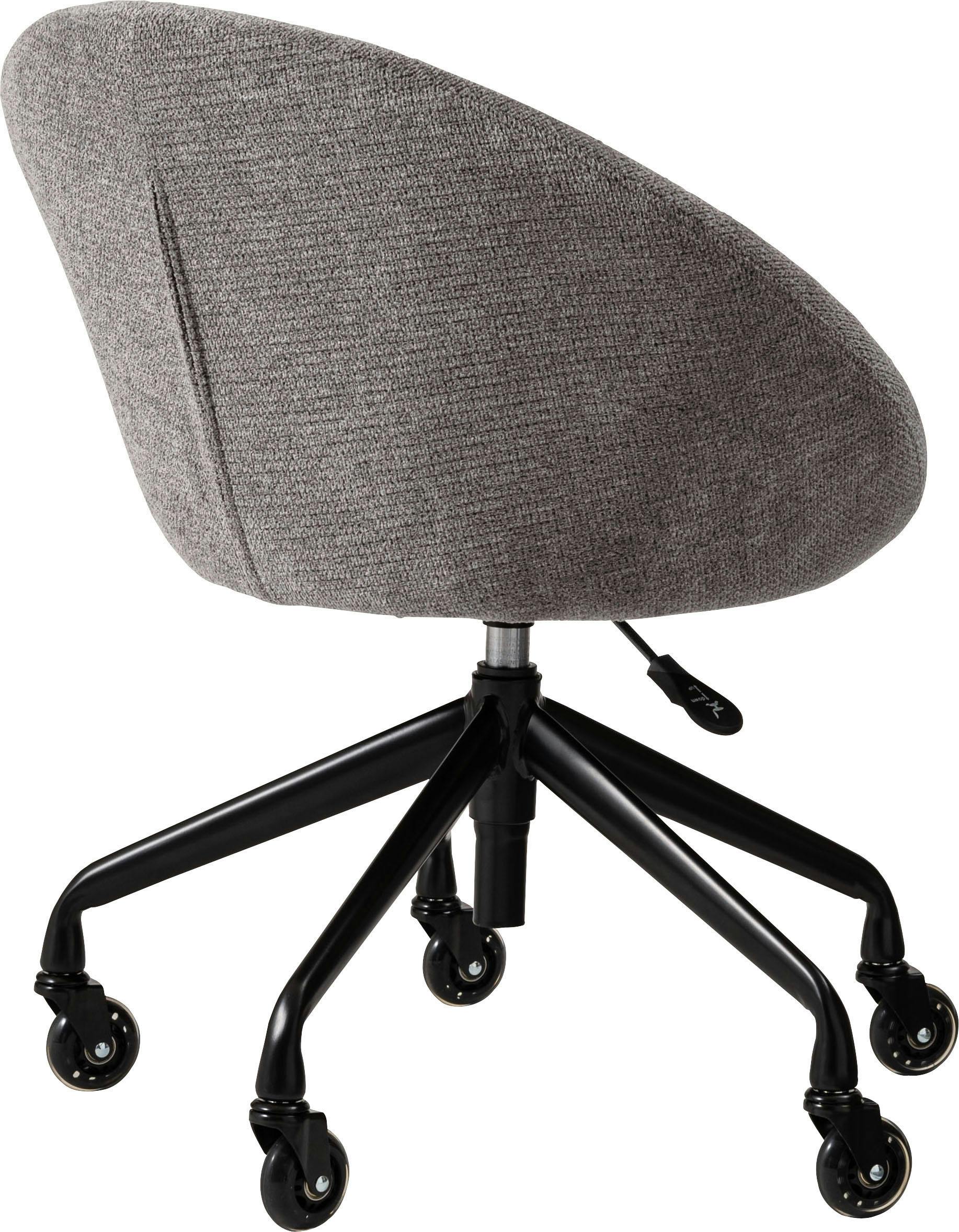 Room Essence デスクチェア W62×D63×H71～77×SH44～50 グレーブラウン