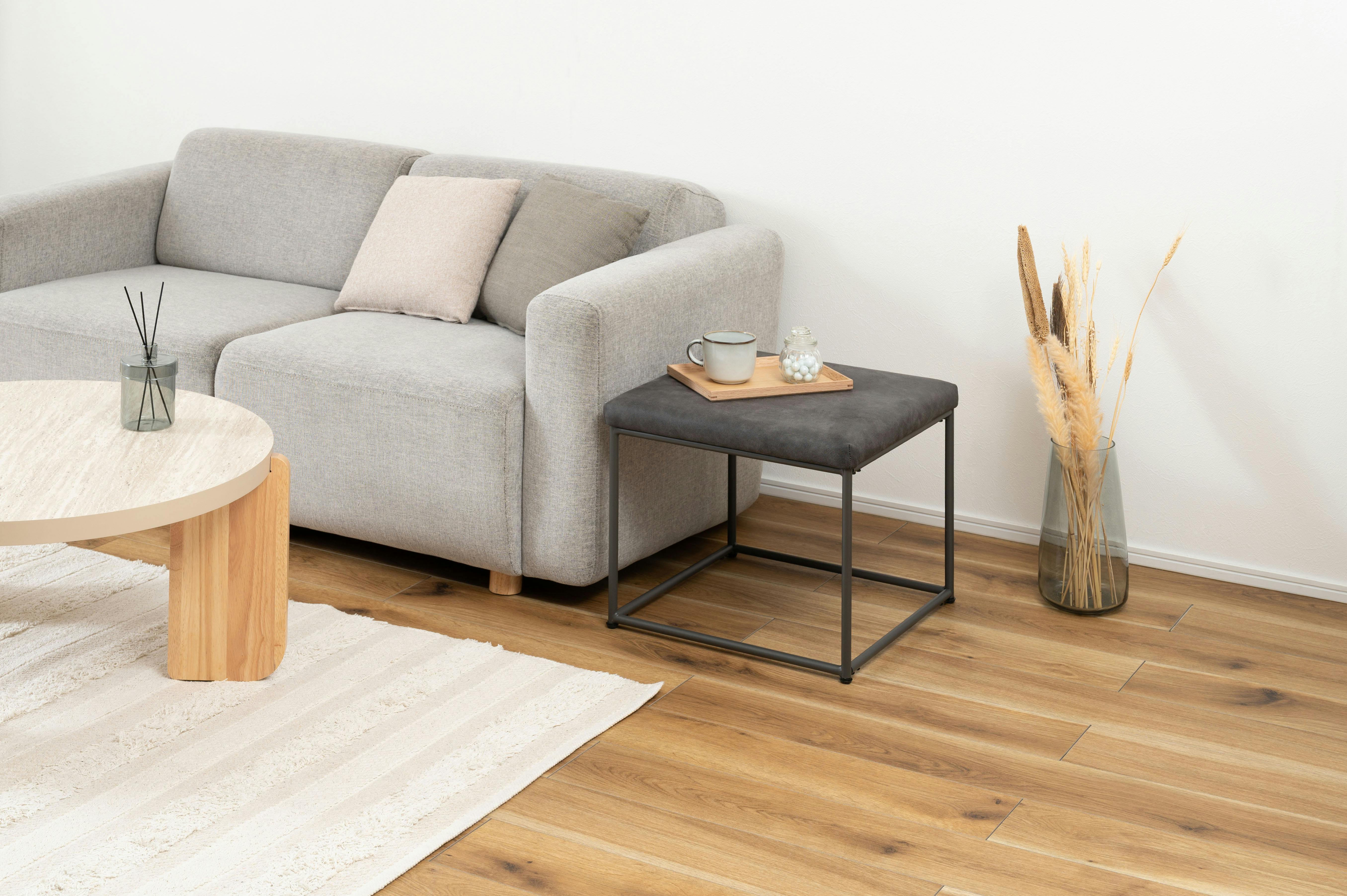 スツール H ⭐︎送料込み⭐︎ Room Essence ハイスツール W43×D43×H74.5 ブラック 完成品 スツール