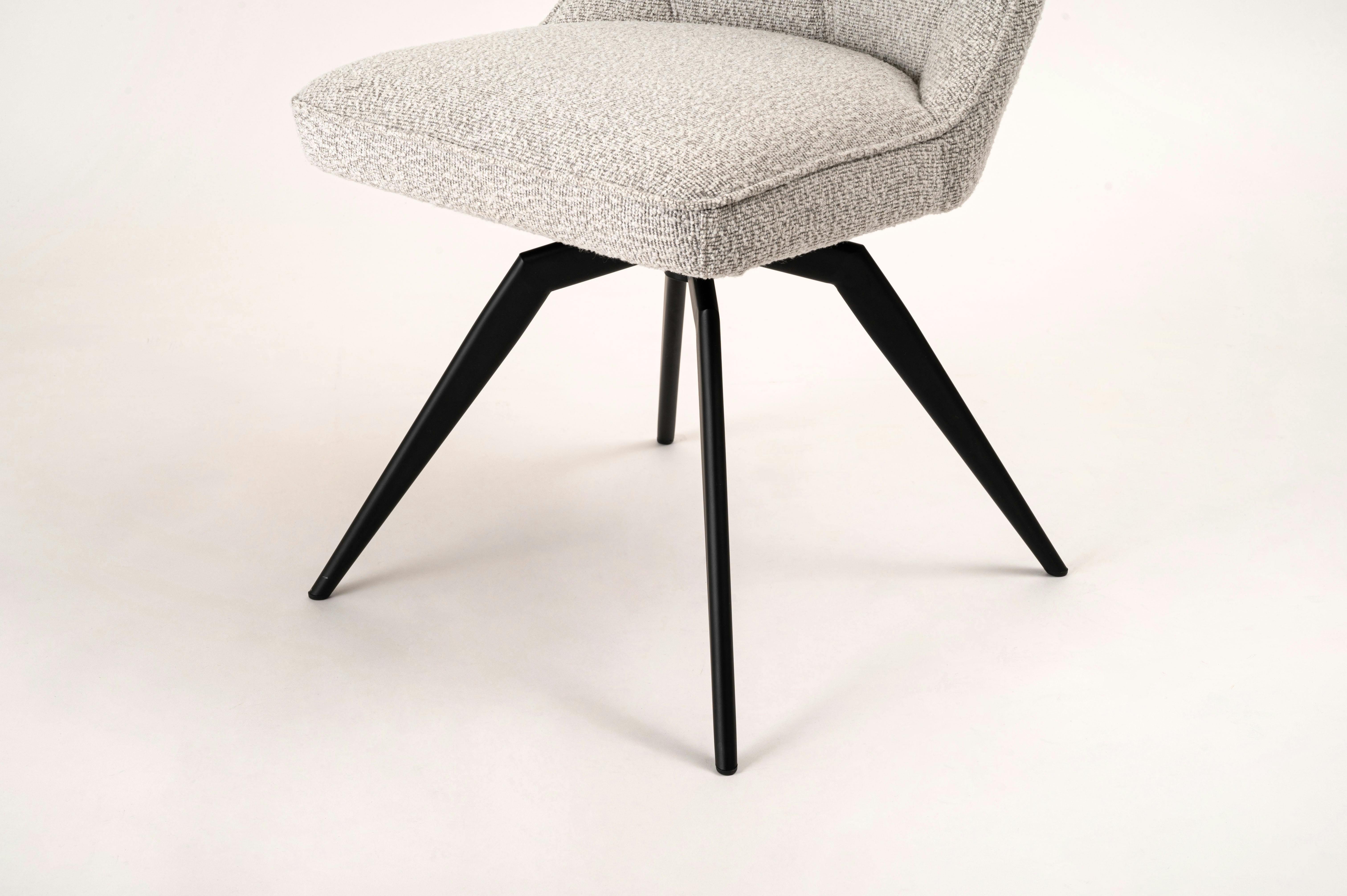 Room Essence 回転チェア W49×D58×H84×SH49 ホワイト 組立式 チェア