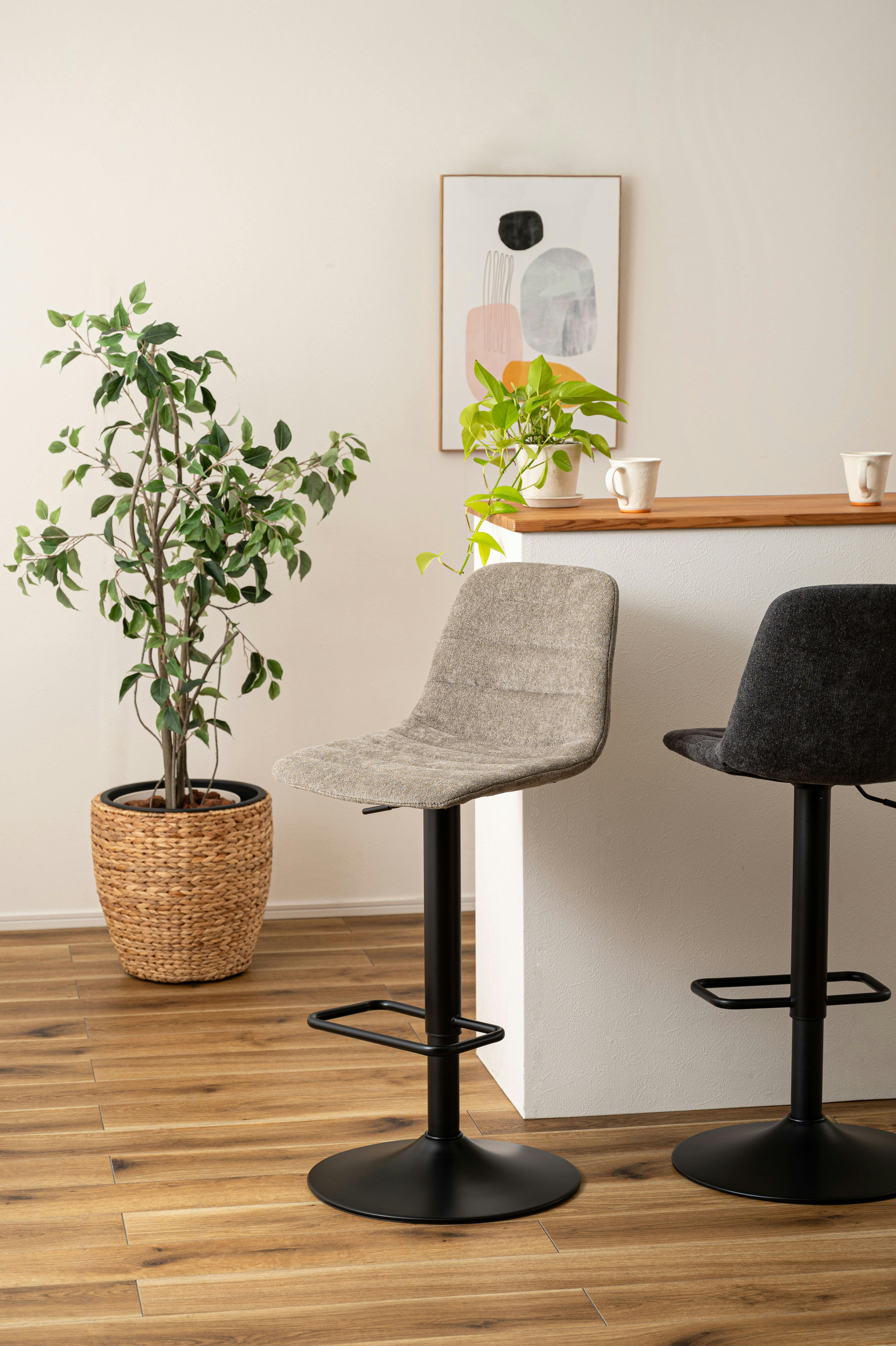 g.g.g　カウンター　椅子 Room Essence カウンターチェア W43×D50×H88～110×SH60～82 ライト