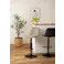 Room Essence カウンターチェア W43×D50×H88~110×SH60~82 ライトグレー 組立式 椅子 イス スツール 回転 360度 360° シンプル モダン スチール 布地 肘なし アームレス 背もたれ カウンター ハイテーブル PC-265LGY【別送品】
