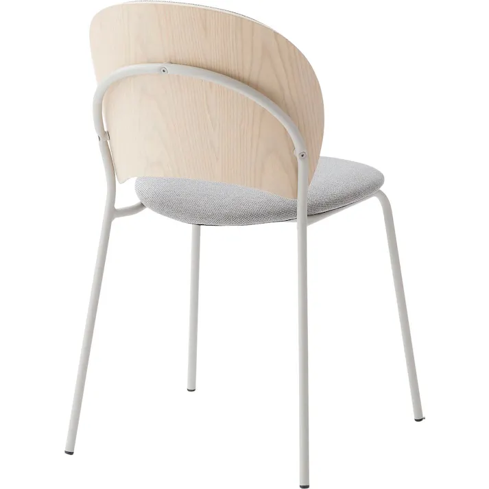 Room Essence チェア W45×D54.5×H77×SH45 グレー 組立式 椅子 イス ダイニング デスク おしゃれ 幅45 座面高45 北欧 韓国 韓国風 かわいい シェル シェル型 ペールカラー 一人掛け ドレッサー PC-621GY【別送品】