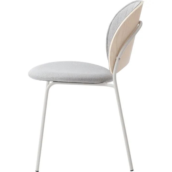 Room Essence チェア W45×D54.5×H77×SH45 グレー 組立式 椅子 イス ダイニング デスク おしゃれ 幅45 座面高45 北欧 韓国 韓国風 かわいい シェル シェル型 ペールカラー 一人掛け ドレッサー PC-621GY【別送品】