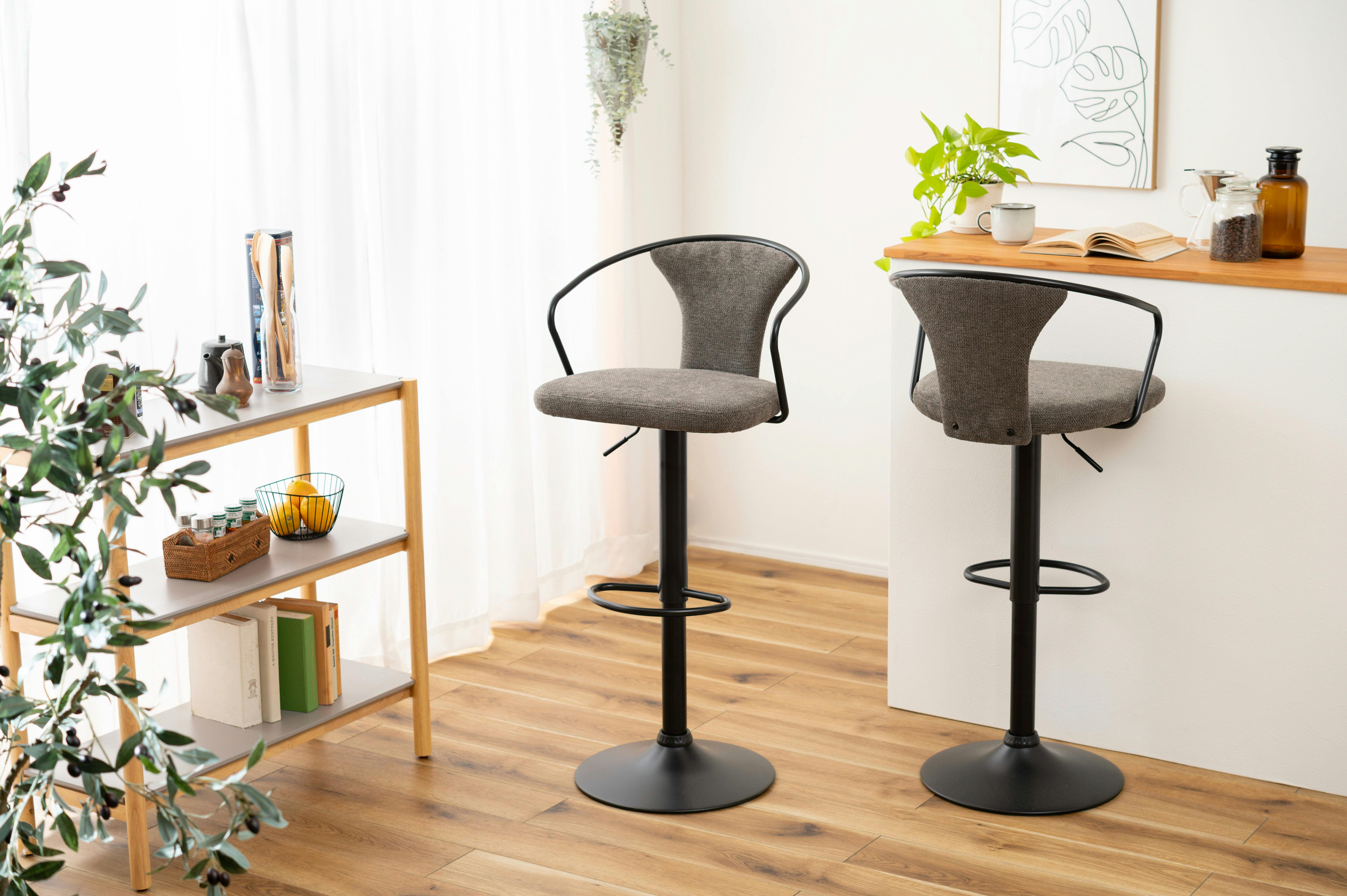 Room Essence カウンターチェア W50.5×D50×H87～108×SH62～83