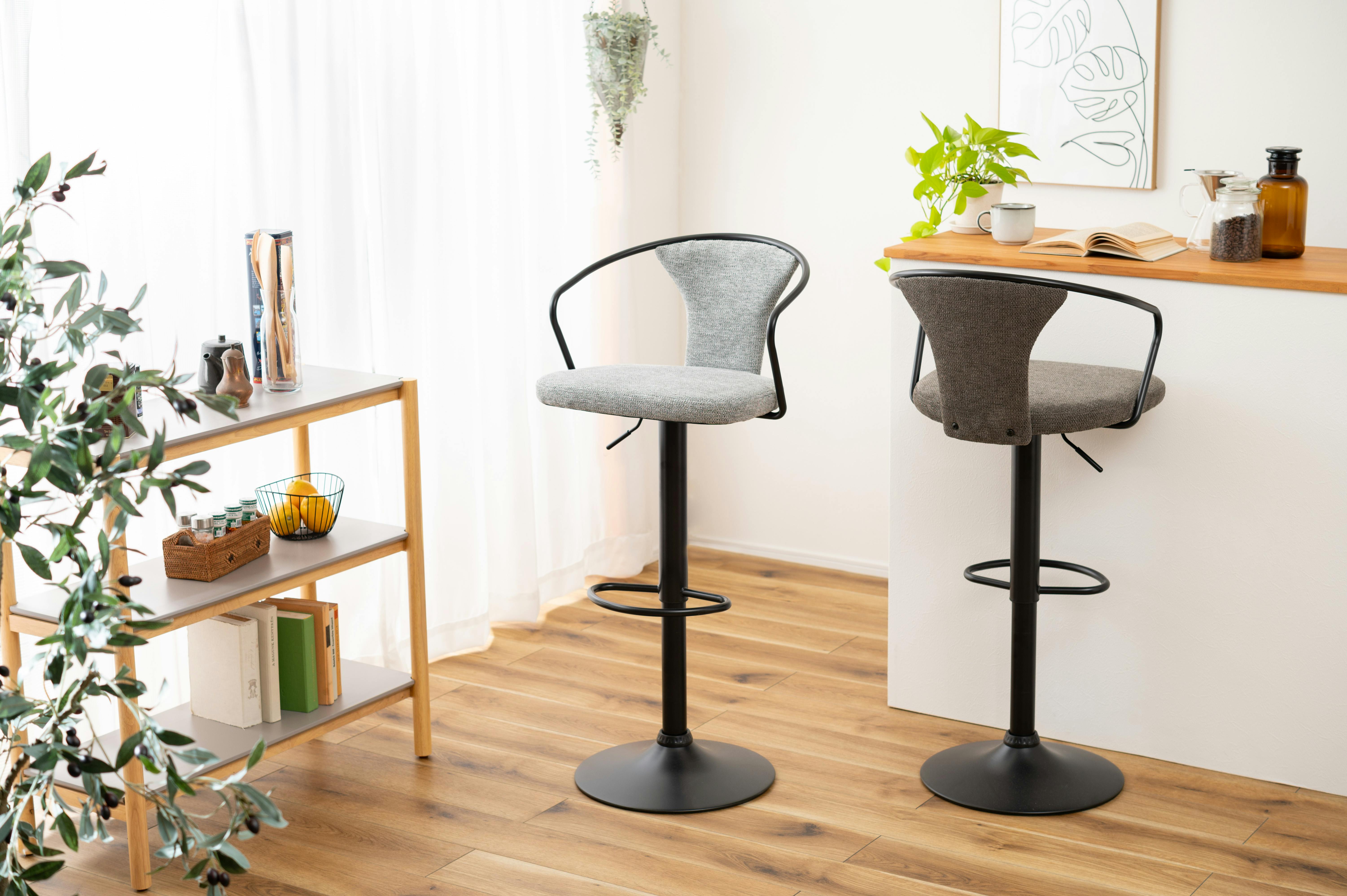 Room Essence カウンターチェア W50.5×D50×H87～108×SH62～83