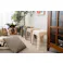 Room Essence スツール W30.5×D30.5×H31 アイボリー 完成品 スタッキング 積み重ね チェア 椅子 シンプル 腰掛 ポリプロピレン 背もたれなし 完成品 省スペース 来客用 モダン 椅子 玄関 PC-731IV【別送品】
