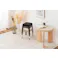 Room Essence スツール W30.5×D30.5×H31 アイボリー 完成品 スタッキング 積み重ね チェア 椅子 シンプル 腰掛 ポリプロピレン 背もたれなし 完成品 省スペース 来客用 モダン 椅子 玄関 PC-731IV【別送品】