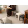 Room Essence スツール W30.5×D30.5×H31 アイボリー 完成品 スタッキング 積み重ね チェア 椅子 シンプル 腰掛 ポリプロピレン 背もたれなし 完成品 省スペース 来客用 モダン 椅子 玄関 PC-731IV【別送品】