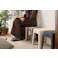 Room Essence スツール W30.5×D30.5×H31 アイボリー 完成品 スタッキング 積み重ね チェア 椅子 シンプル 腰掛 ポリプロピレン 背もたれなし 完成品 省スペース 来客用 モダン 椅子 玄関 PC-731IV【別送品】