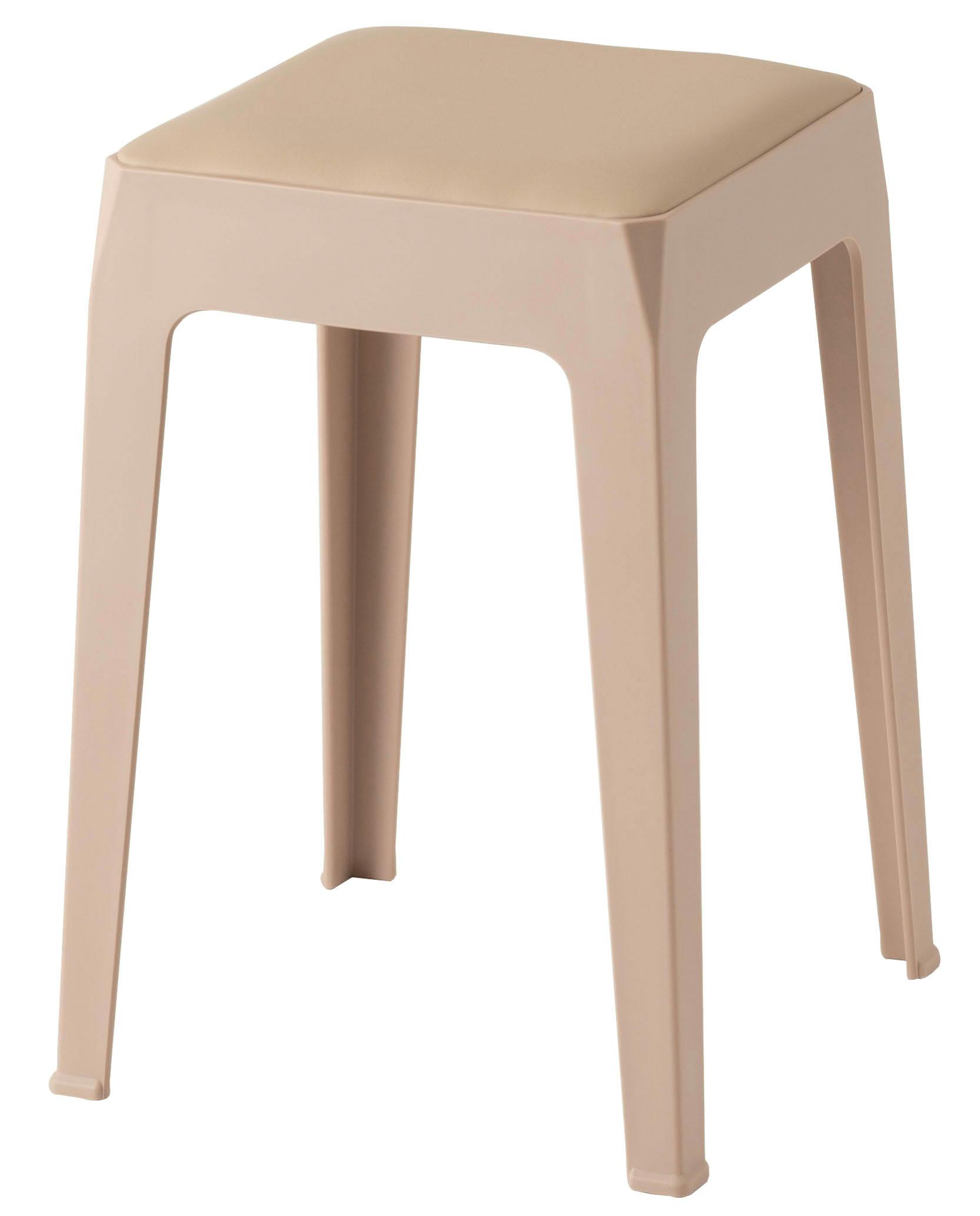 Room Essence スツール W33×D33×H46 ローズベージュ 完成品 スタッキング 積み重ね チェア 椅子 シンプル 腰掛 ポリプロピレン 背もた パイプ椅子 Room Essence スツール W33×D33×H46 ローズベージュ 完成品 スタッキング 積み重ね チェア 椅子 シンプル 腰掛 ポリプロピレン 背もた パイプ椅子