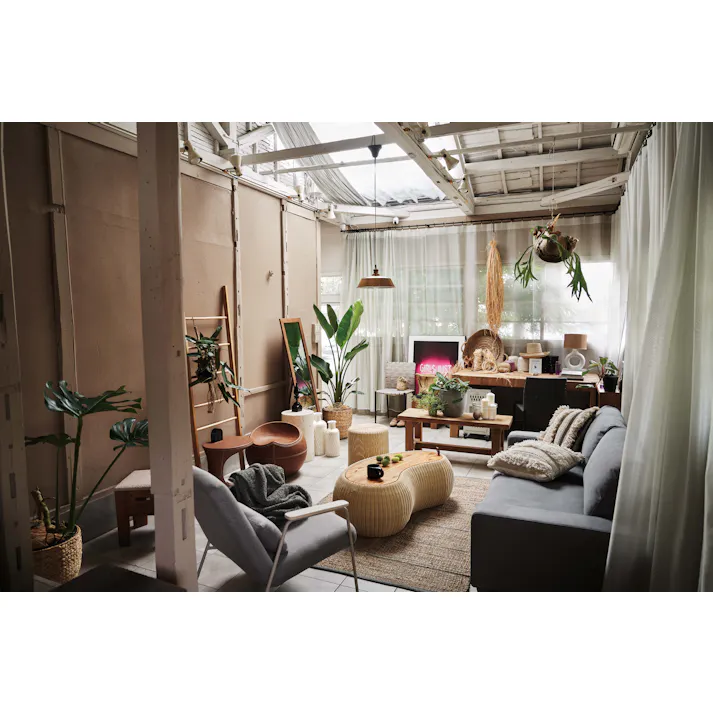 Room Essence チェア W43×D52×H80.5×SH45 ダークグレー 完成品 イス 椅子 ダイニング リビング シンプル モダン おしゃれ アイアン レザー 合皮 PC-822DGY【別送品】