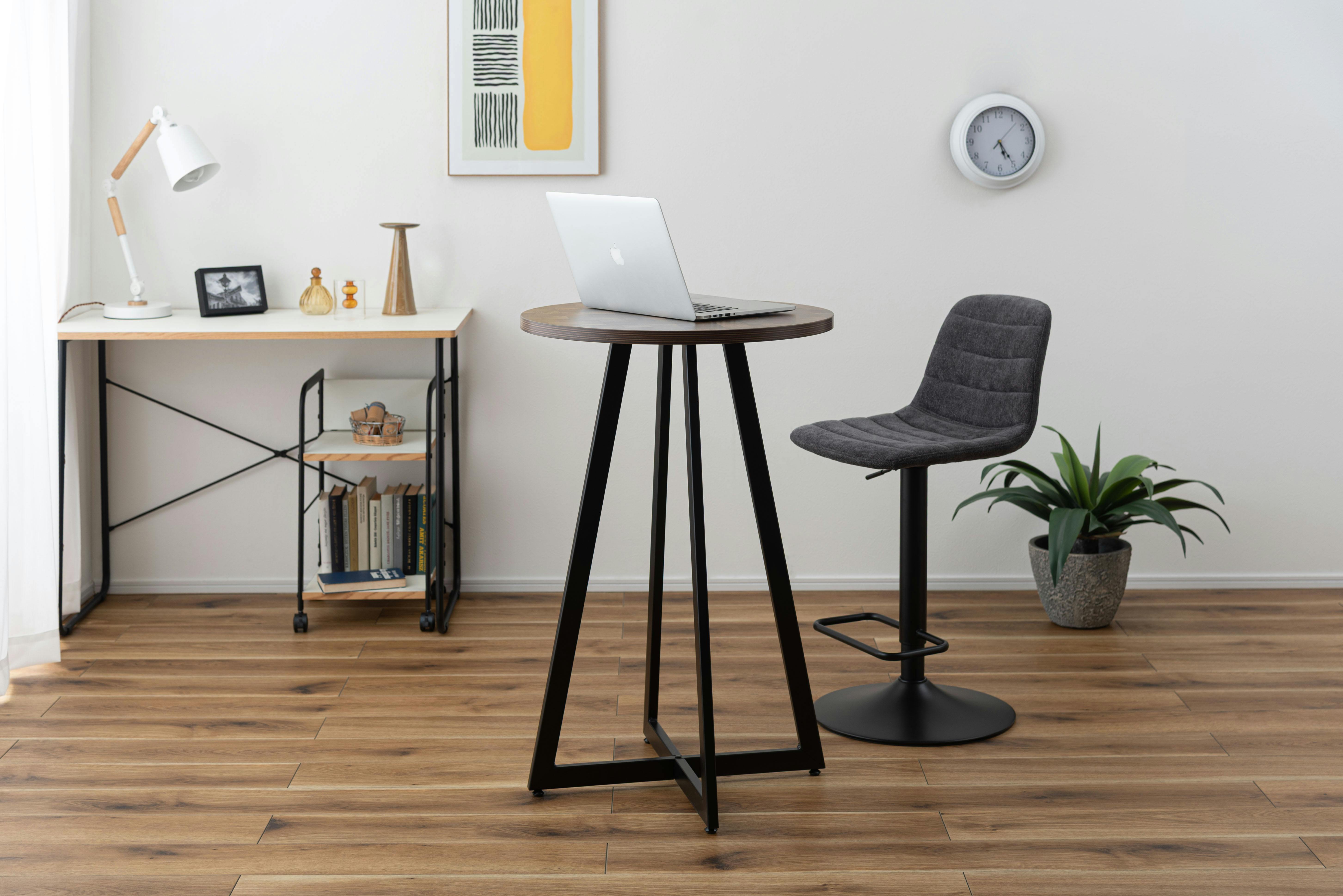 Room Essence ハイテーブル W60×D60×H90.5 ミックス 組立式 テーブル