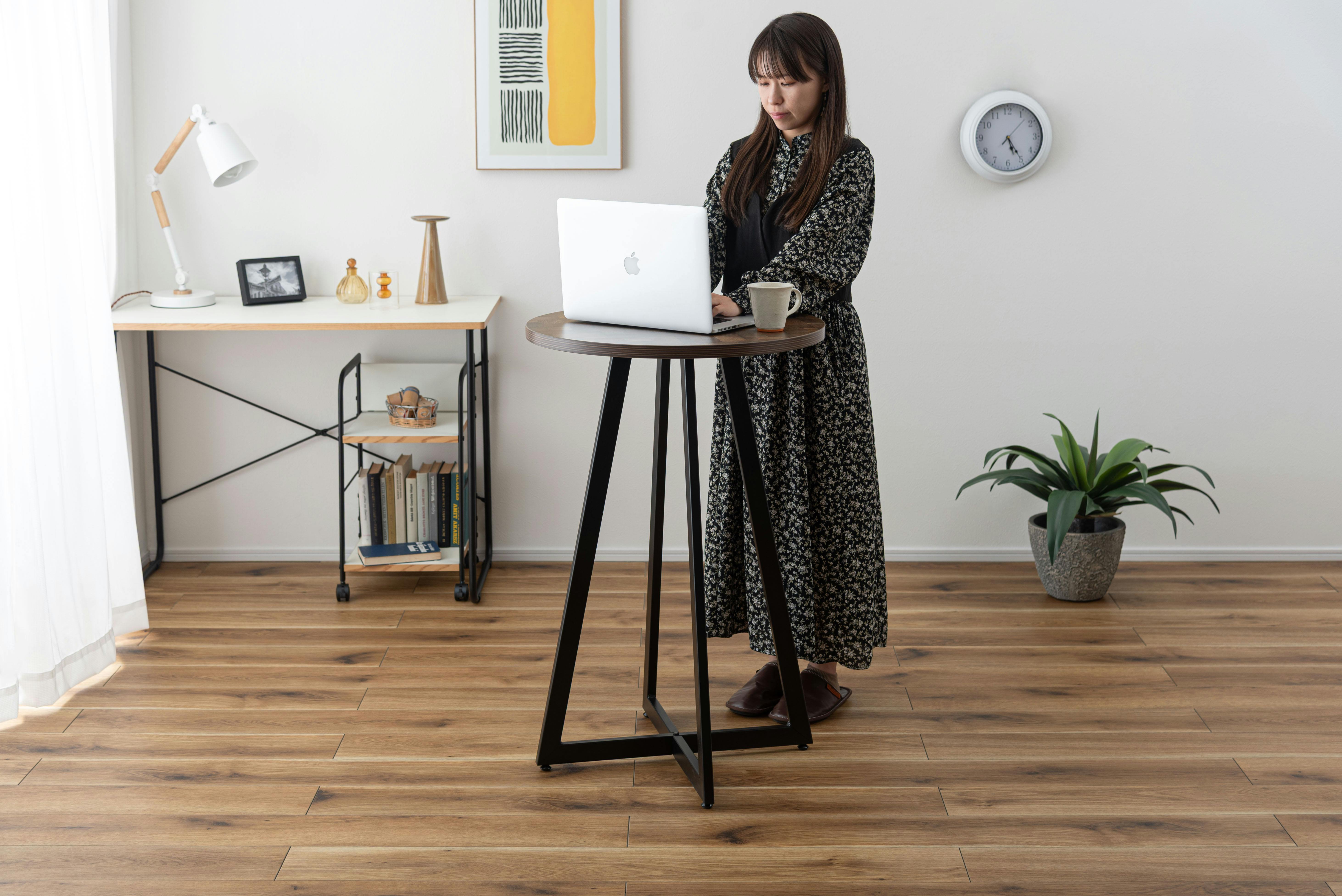 カウンターテーブル　２つ　値下げ カウンターセット カウンターテーブル+スツール2脚 3点セット 幅90cm