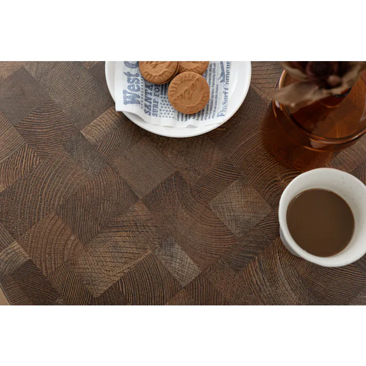 Room Essence ハイテーブル W60×D60×H90.5 ミックス 組立式 テーブル カフェテーブル カウンターテーブル バーテーブル ハイタイプ 木目調 アイアン ブラックスチール アジャスター 丸 シンプル モダン ミックス PT-342MIX【別送品】