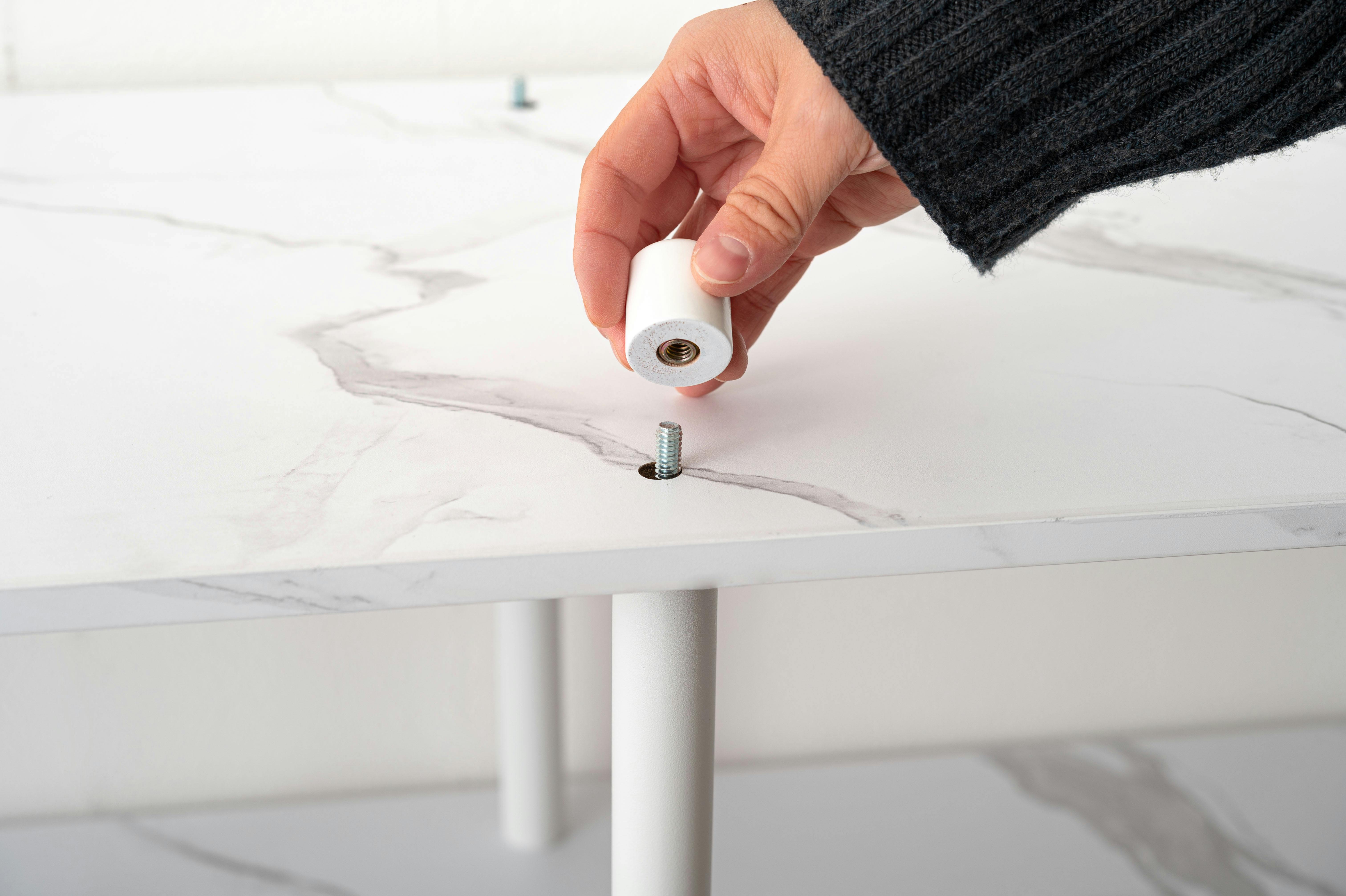 大理石調２段スタンド 即納】#大理石調 ゴールド 脚付き 筒型 ブラシスタンド 全4色 ペン立て