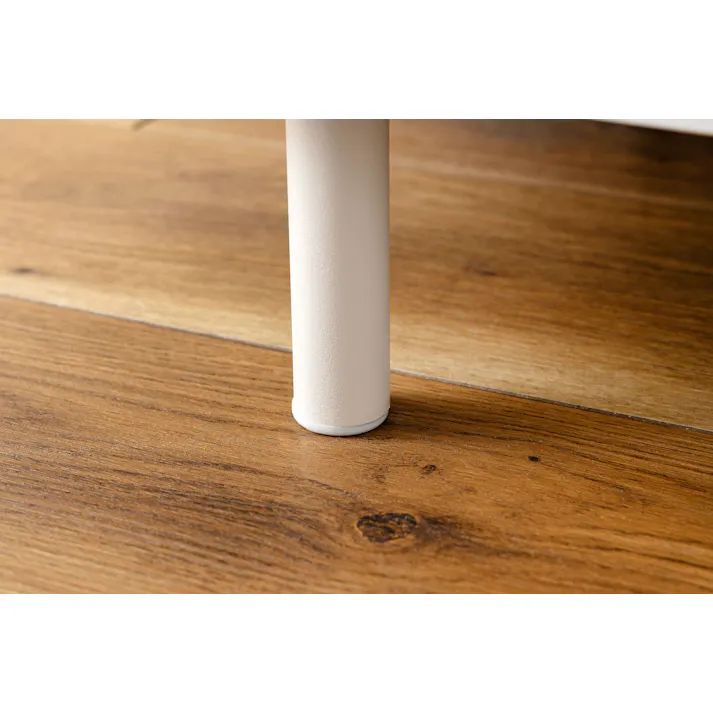 Room Essence オープンラック3段 W155×D38×H76 ホワイト ねじこみ式 収納棚 ディスプレイラック 大理石調 石目調 シック モダン 楕円形 リビング 見せる収納 スチール脚 PT-564WH【別送品】