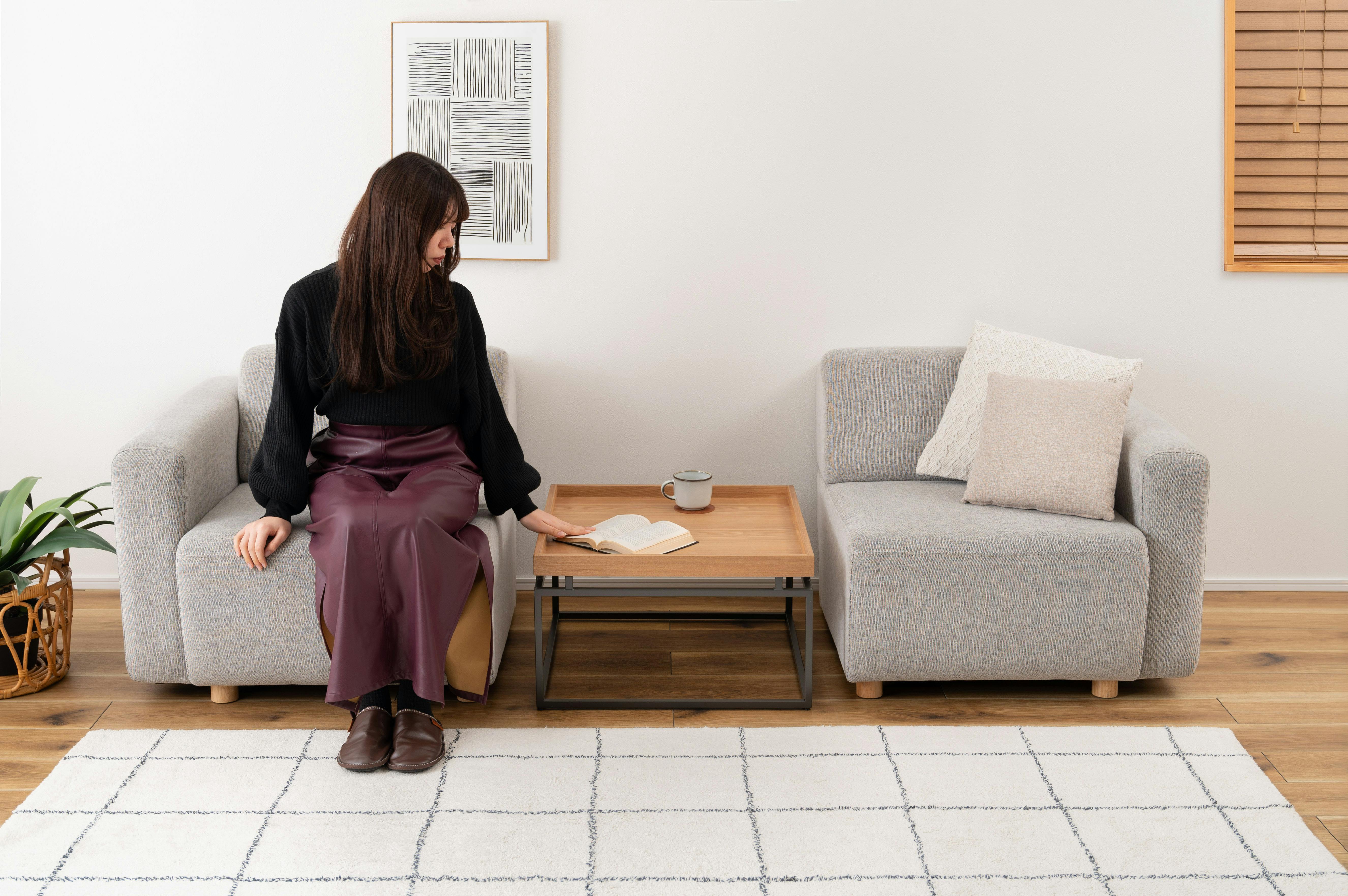 【お値下げ❣️】リビングテーブル 幅130-180］ 伸長式 リビングテーブル ｜ ローテーブル センター