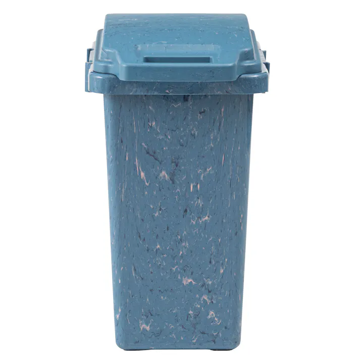 Room Essence ワンハンドパッキンペール 47L W34.1×D47.1×H59.2 ブルー 完成品 ゴミ箱 ごみ箱 ダストボックス ふた付き 蓋 フタ付き 分別 キッチン 台所 リビング 大容量 ロック機能付き パッキン付き RSD-51【別送品】