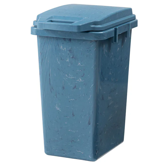 Room Essence ワンハンドパッキンペール 70L W38.1×D51.7×H67 ブルー 完成品 ゴミ箱 ごみ箱 ダストボックス ふた付き 蓋 フタ付き 分別 キッチン 台所 リビング 大容量 ロック機能付き パッキン付き RSD-52【別送品】