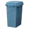 Room Essence ワンハンドパッキンペール 70L W38.1×D51.7×H67 ブルー 完成品 ゴミ箱 ごみ箱 ダストボックス ふた付き 蓋 フタ付き 分別 キッチン 台所 リビング 大容量 ロック機能付き パッキン付き RSD-52【別送品】