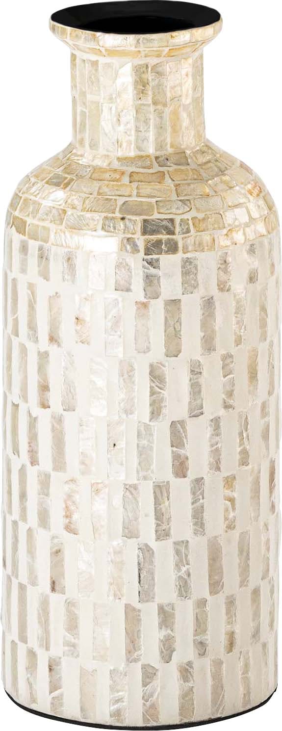 Room Essence ベースオブジェS W15×D15×H36 完成品 フラワーベース マザーオブパールシェル パール貝 貝 海岸 天然 高級感 ラグジュア インナーボックス Room Essence ベースオブジェS W15×D15×H36 完成品 フラワーベース マザーオブパールシェル パール貝 貝 海岸 天然 高級感 ラグジュア インナーボックス