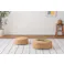 Room Essence ロースツールL W50×D50×H17 ナチュラル 完成品 ウォーターヒヤシンス 椅子 低い椅子 スツール おしゃれ ボヘミアン 低い ミニスツール コンパクト かわいい アジアン リゾート 北欧 ナチュラル 韓国 丸 丸い SLY-609L【別送品】