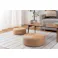 Room Essence ロースツールL W50×D50×H17 ナチュラル 完成品 ウォーターヒヤシンス 椅子 低い椅子 スツール おしゃれ ボヘミアン 低い ミニスツール コンパクト かわいい アジアン リゾート 北欧 ナチュラル 韓国 丸 丸い SLY-609L【別送品】