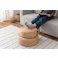 Room Essence ロースツールS W40×D40×H16 ナチュラル 完成品 ウォーターヒヤシンス 椅子 低い椅子 スツール おしゃれ ボヘミアン 低い ミニスツール コンパクト かわいい アジアン リゾート 北欧 ナチュラル 韓国 丸 丸い SLY-609S【別送品】