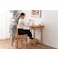Room Essence ロースツールS W40×D40×H16 ナチュラル 完成品 ウォーターヒヤシンス 椅子 低い椅子 スツール おしゃれ ボヘミアン 低い ミニスツール コンパクト かわいい アジアン リゾート 北欧 ナチュラル 韓国 丸 丸い SLY-609S【別送品】