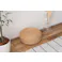 Room Essence ロースツールS W40×D40×H16 ナチュラル 完成品 ウォーターヒヤシンス 椅子 低い椅子 スツール おしゃれ ボヘミアン 低い ミニスツール コンパクト かわいい アジアン リゾート 北欧 ナチュラル 韓国 丸 丸い SLY-609S【別送品】