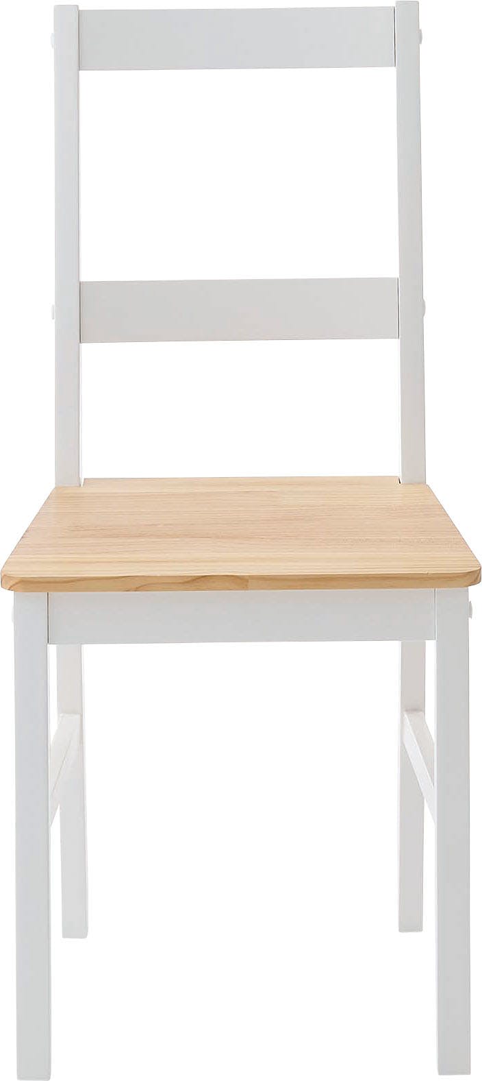 Room Essence ダイニングチェア W42×D47×H90×SH45 ホワイト 組立式