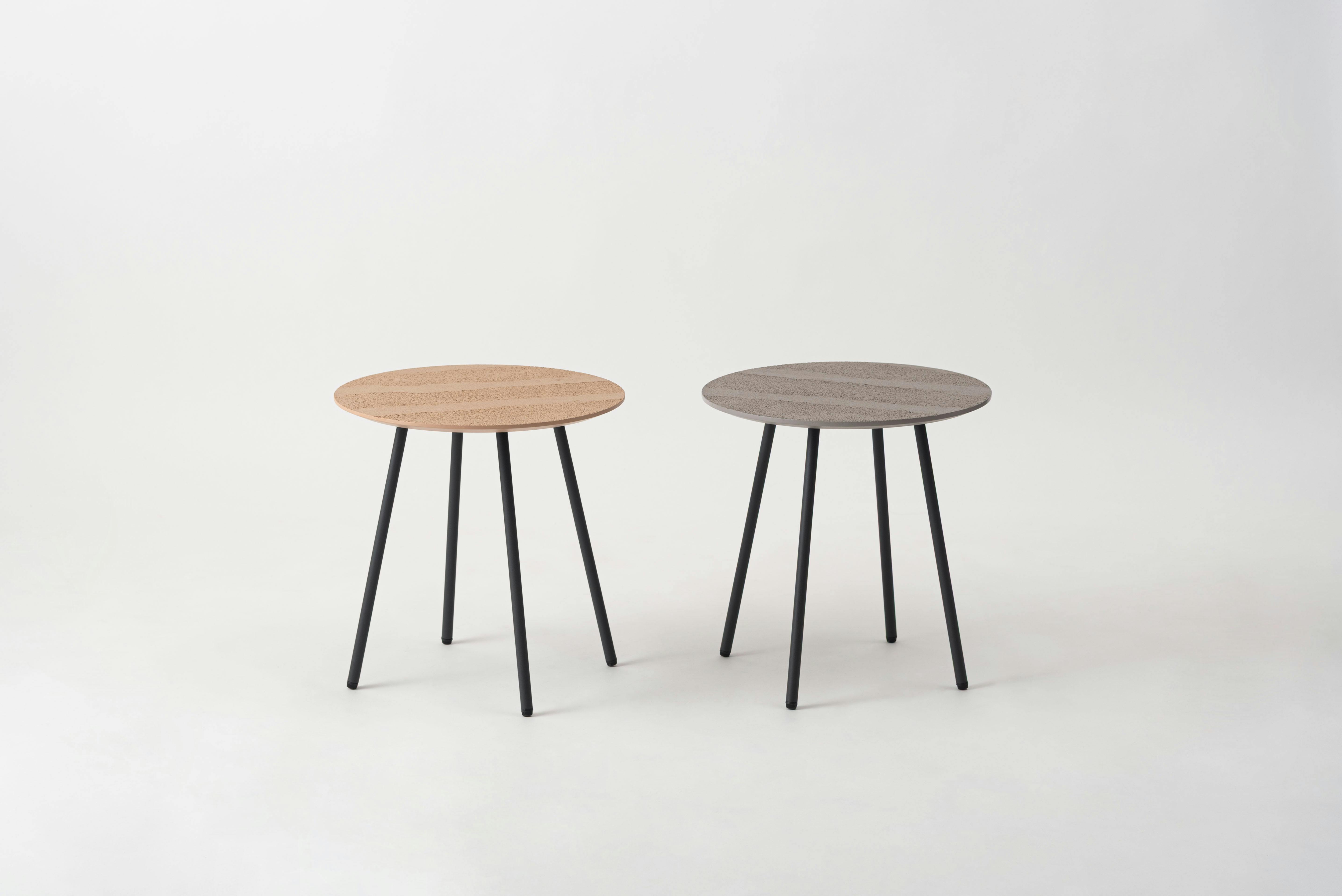 Room Essence サイドテーブル W40×D40×H40 グレー ねじこみ式 テーブル