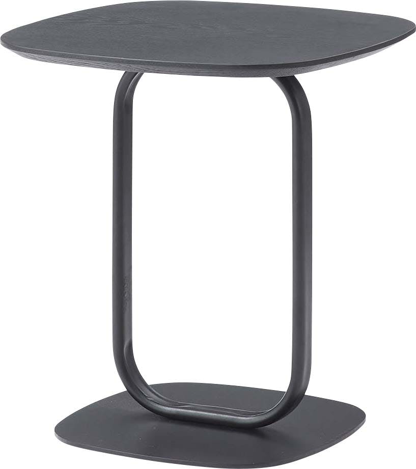 Room Essence サイドテーブル W40×D40×H45 ブラック 組立式 机 ナイトテーブル スリム おしゃれ モダン ベッド ブラックスチール スチ ローテーブル・センターテーブル Room Essence サイドテーブル W40×D40×H45 ブラック 組立式 机 ナイトテーブル スリム おしゃれ モダン ベッド ブラックスチール スチ ローテーブル・センターテーブル