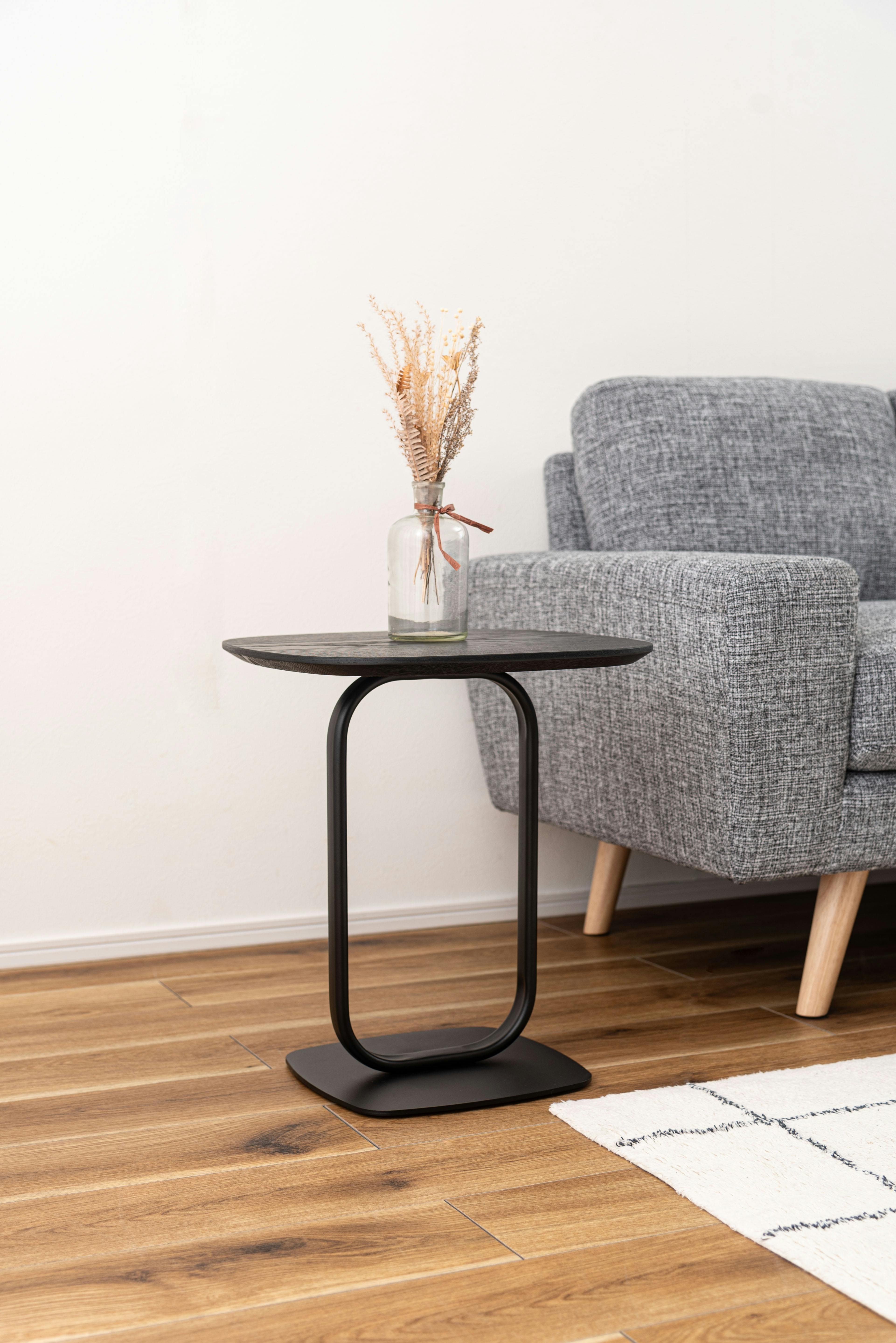 ④未使用★東谷 サイドテーブル ブラック TEC-84BK 机 インテリア家具 セール 東谷 サイドテーブル ブラック TEC-84BK 東谷(あずまや) サイド