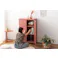 Room Essence チェスト W75×D33×H110.5 コーラルピンク 組立式 スチール おしゃれ リビング ロッカー 収納 ランドリー 更衣室 荷物入れ 扉付き ラック 整理 子供 TPN-50CPK【別送品】