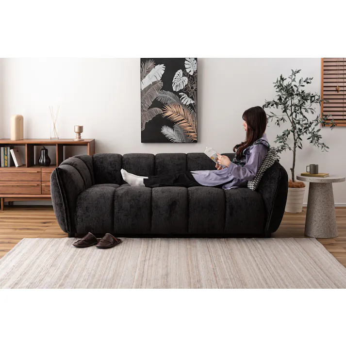 Room Essence クッション 約W45×D45×H16 パステルグリーン 完成品 フェザー 正方形 幾何学柄 ニュアンスカラー ソファ 背あて シンプル モダン 北欧 かわいい おしゃれ 韓国 VC-10PGR【別送品】