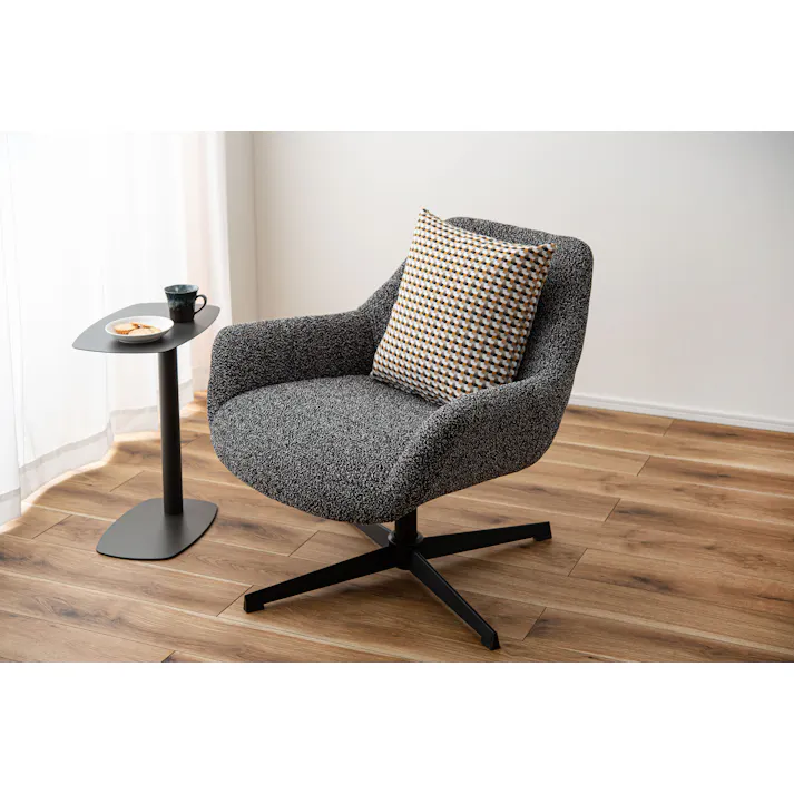 Room Essence クッション 約W45×D45×H16 イエロー 完成品 フェザー 正方形 幾何学柄 ニュアンスカラー ソファ 背あて シンプル モダン 北欧 かわいい おしゃれ 韓国 VC-10YE【別送品】