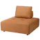 Room Essence ソファ W112×D112×H83×SH41 キャメル ねじこみ式 フリーダム 1人掛け 背もたれ独立 クロスレザー 北欧 おしゃれ クッション付き -ベッド 全方向 VS-57CA【別送品】